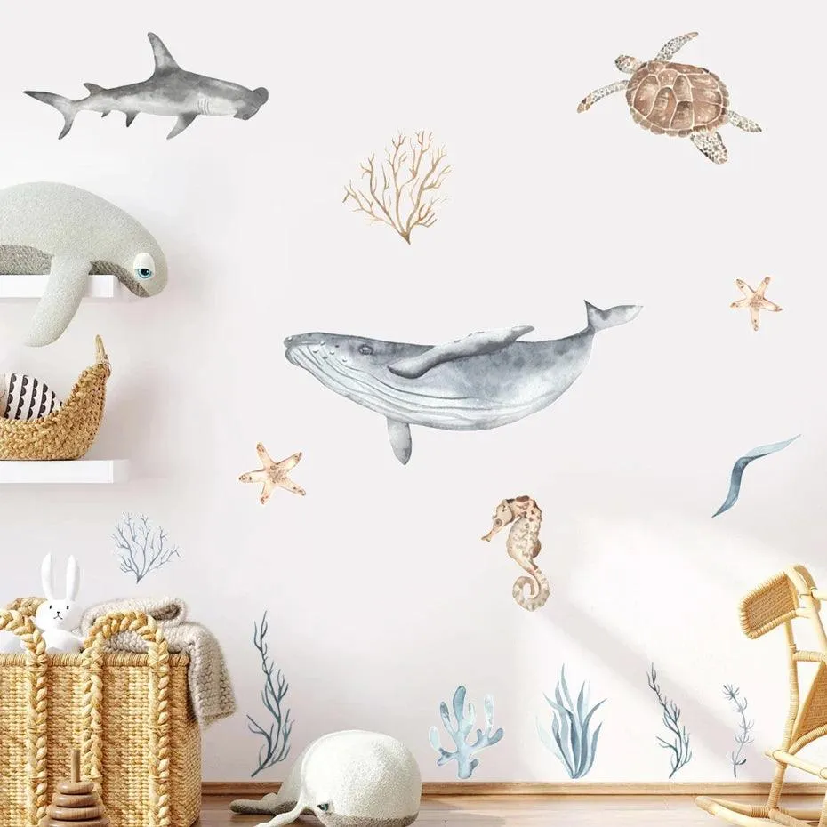 Ocean Animal Wall Stickers