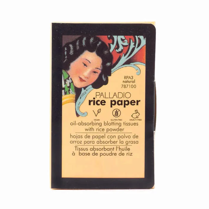 Palladio Rice Paper Oil Blotting Sheets