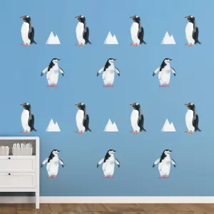 Penguin Pattern Decal Set