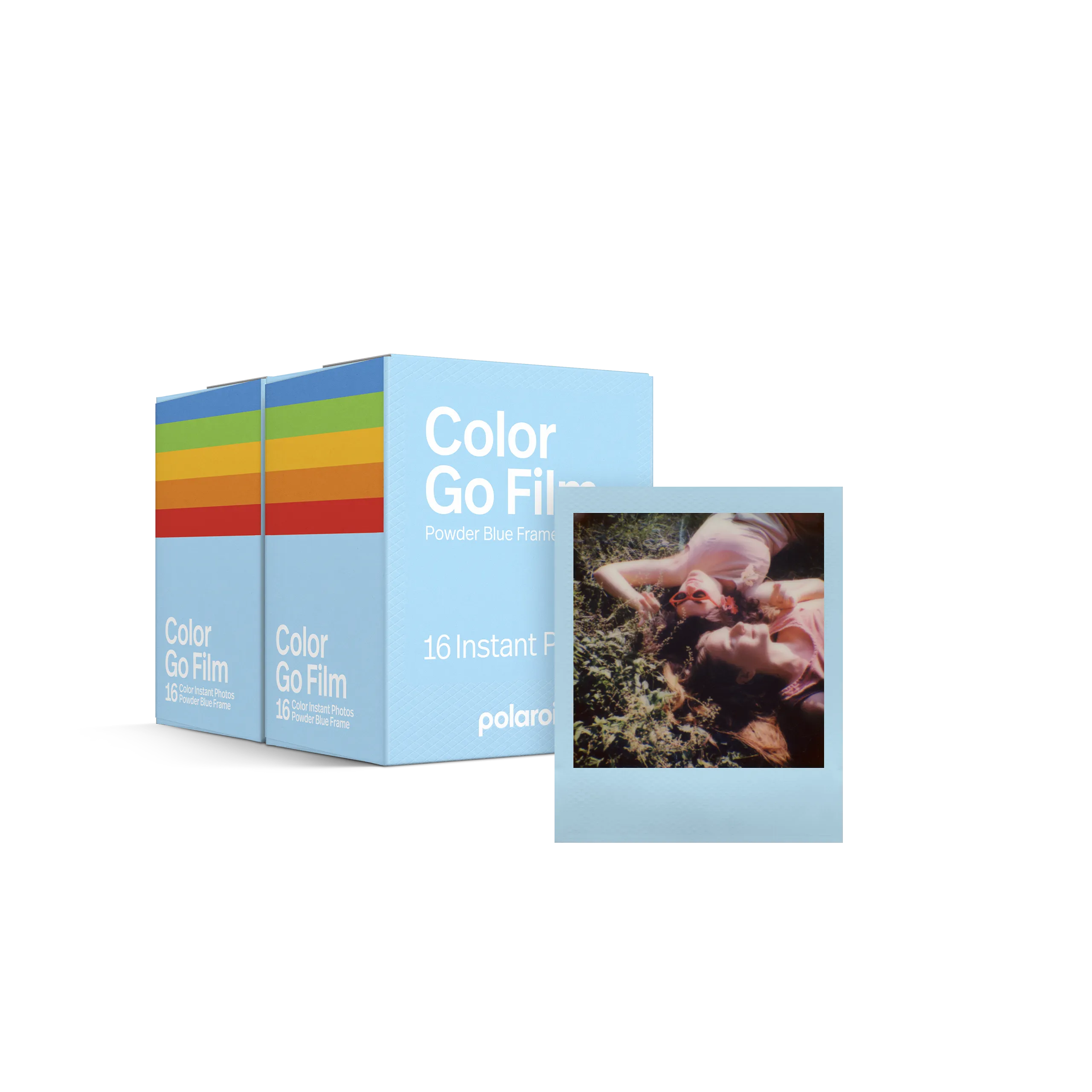 Polaroid Go Color Film Double Pack – Powder Blue Frame x2