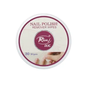 RIVAJ NAIL POLISH REMOVER WIPES  30PCS