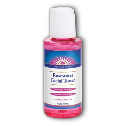 Rose Petals Rosewater Facial Toner 2 Oz By Heritage Store