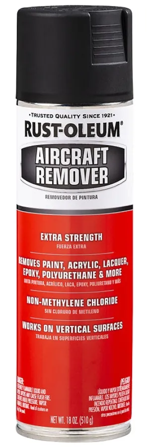 Rust-Oleum 352969 Aircraft Paint Remover, Liquid, Solvent-Like, 18 oz, Can :CAN: QUANTITY: 1