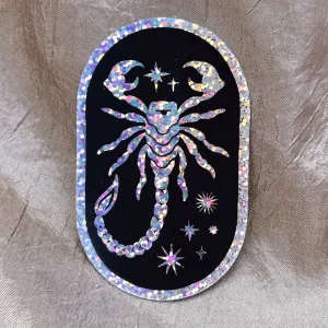 Scorpion Holographic Glitter Sticker