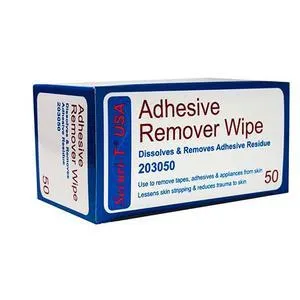 Securi-T USA Adhesive Remover Wipe 1-1/4" x 3"