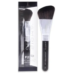 Sigma Beauty Professional F23 Soft Angled Contour synthetic Face Makeup Brush with SigmaTech fibers for Contouring, Sculpting and Highlighting