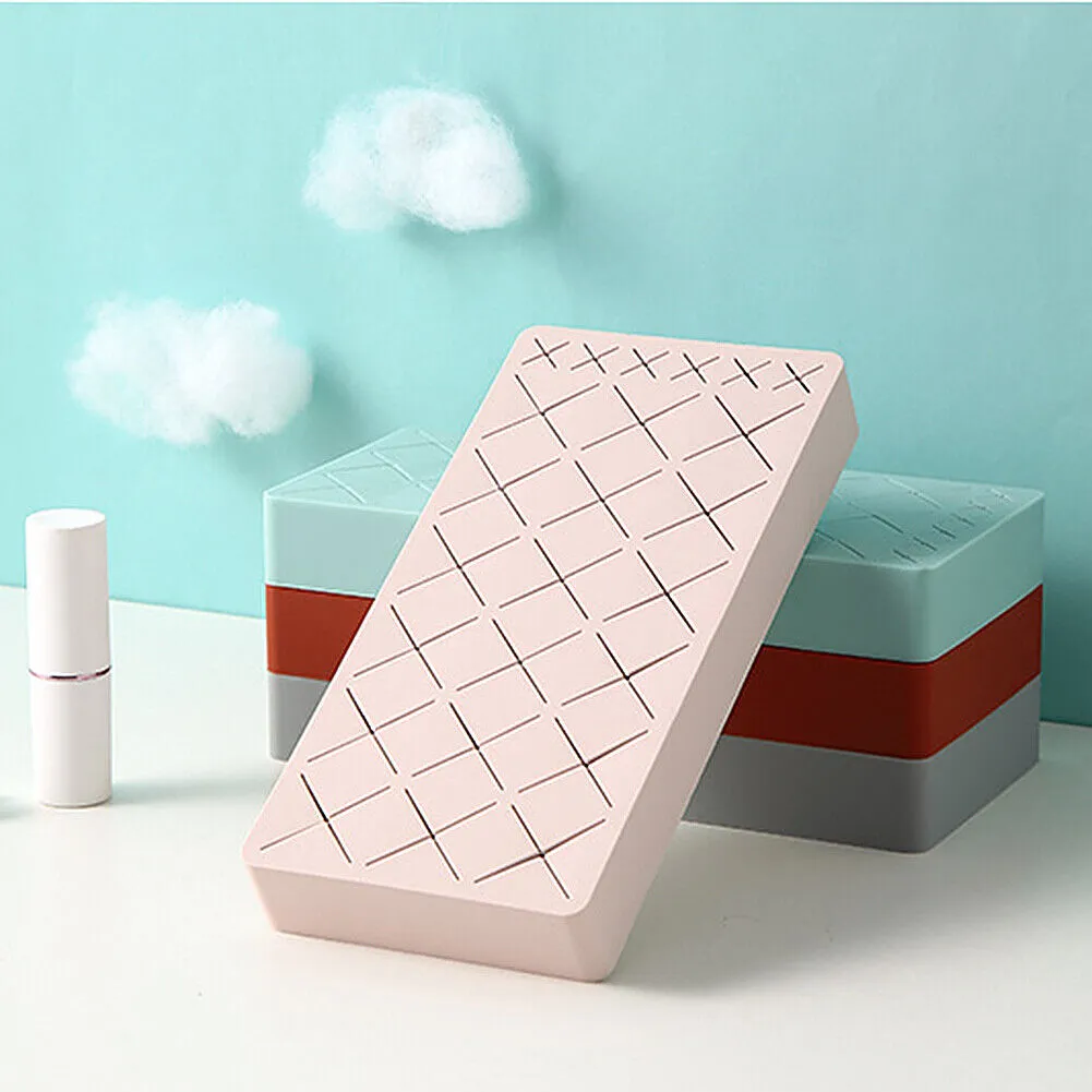 Silicone Lipgloss Holder, Upgraded Makeup Organizer for Makeup Brushes Lipstick