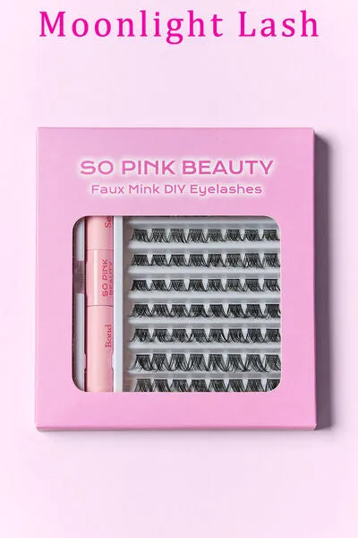 SO PINK BEAUTY Faux Mink Eyelashes Cluster Multipack