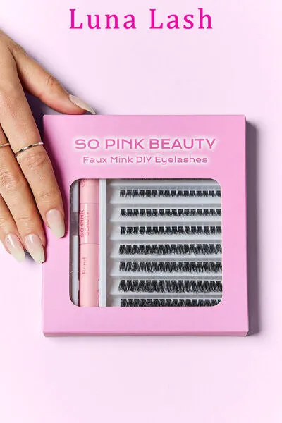 SO PINK BEAUTY Faux Mink Eyelashes Cluster Multipack