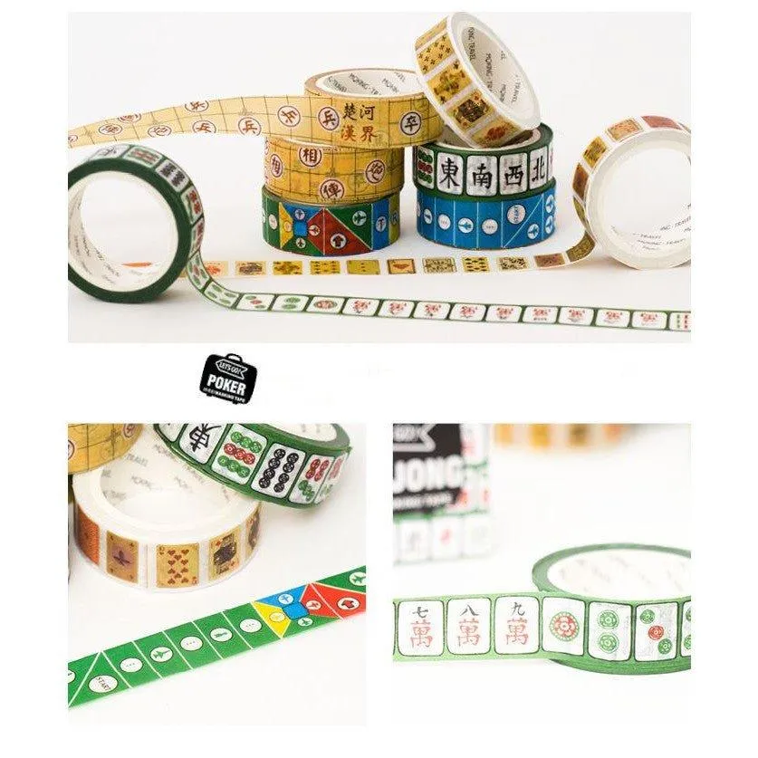 Strangerland Travel Four Treasures Series Travel Photos Text Travel Log Style Blue Line Washi Tape Paper Tape NP-H7TGI-012