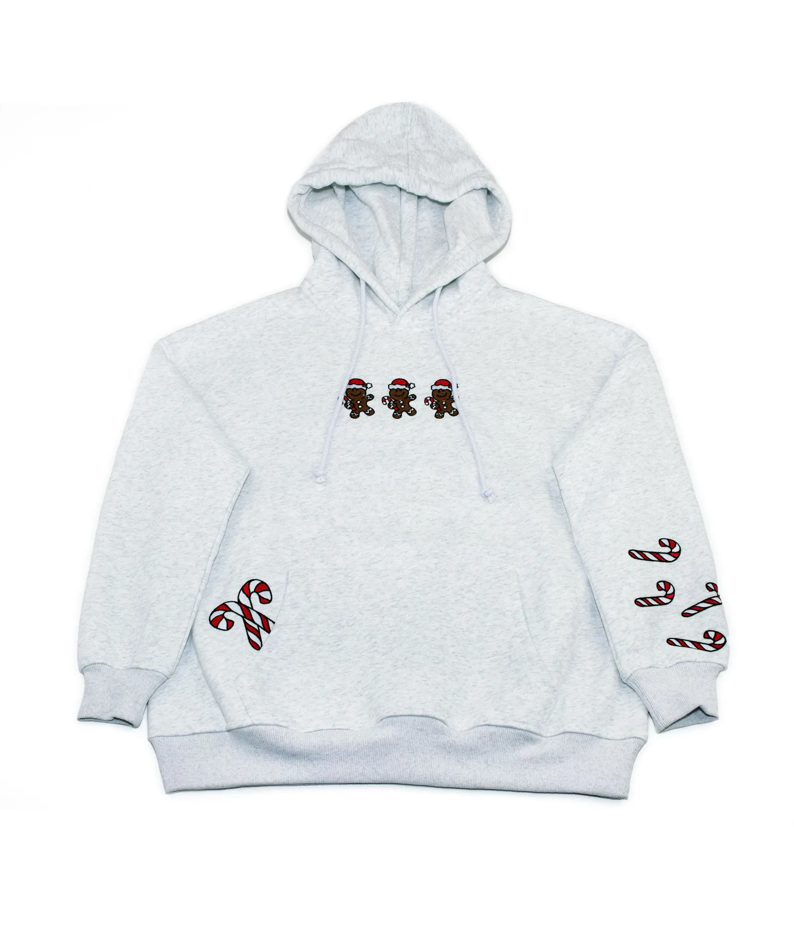 Sunkissed Coconut Juniors Embroidered Gingerbread Recipe Hoodie