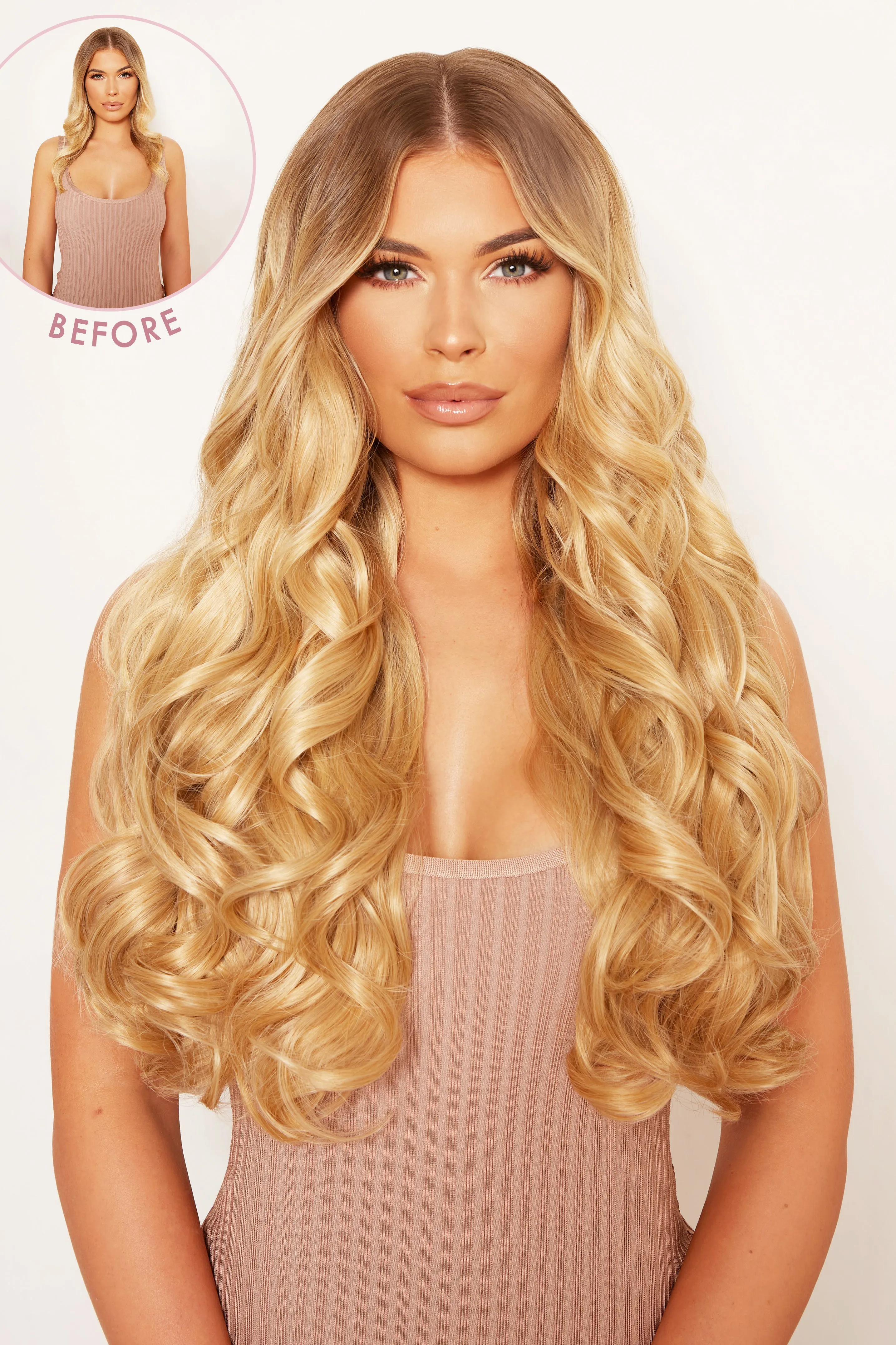 Super Thick 22" 5 Piece Curly Clip In Hair Extensions