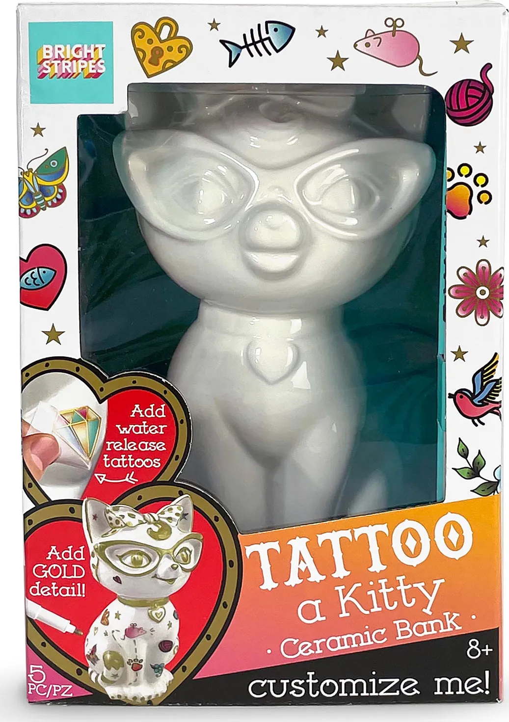 Tattoo A Kitty Ceramic Bank