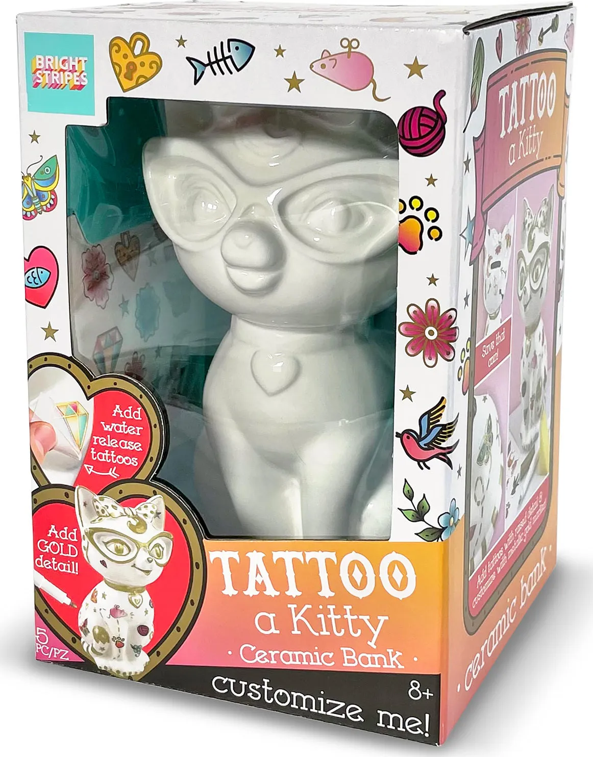 Tattoo A Kitty Ceramic Bank