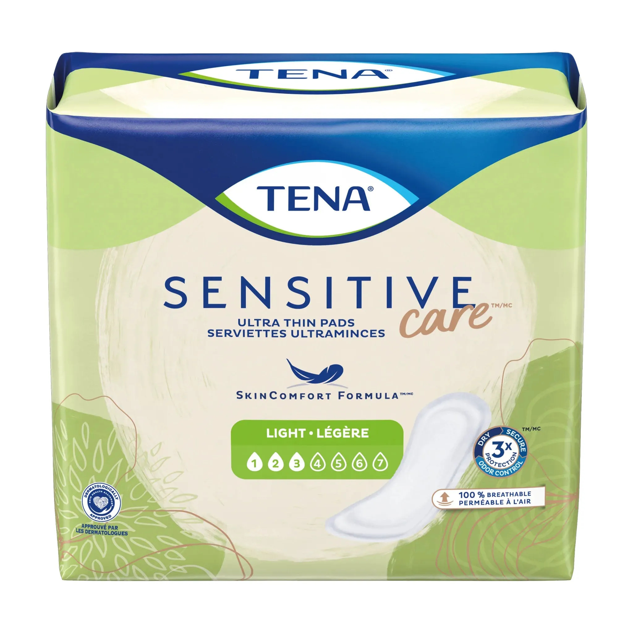 TENA Sensitive Care Extra Coverage Ultra Thin Light Pad