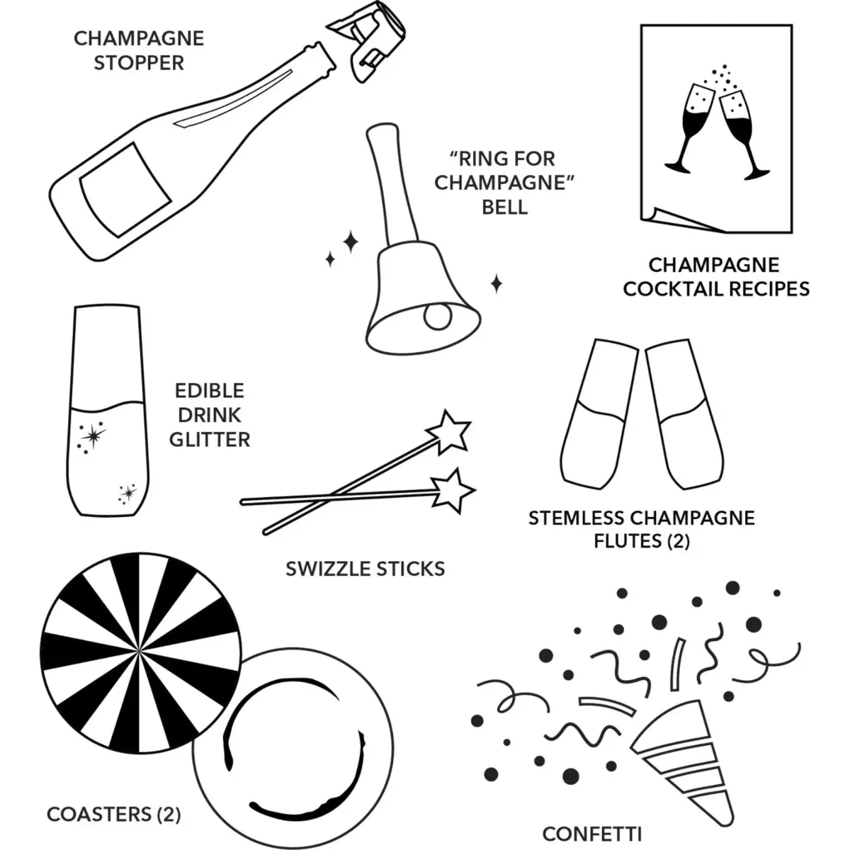 This Calls For Bubbly Champagne Kit