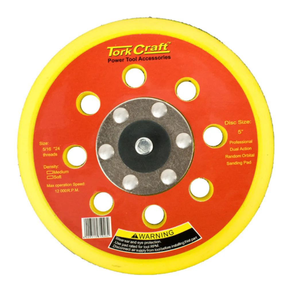 Tork Craft | Sanding Pad Hook And Loop 125mm Medium-Soft