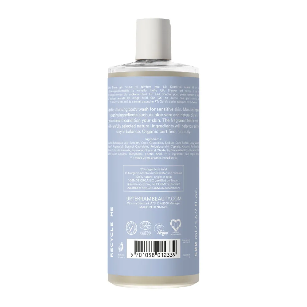 Urtekram Fragrance Free Body Wash 500ml