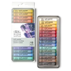 Winsor & Newton Fine Artists' Soft Pastels - Assorted Set of 15 Sticks