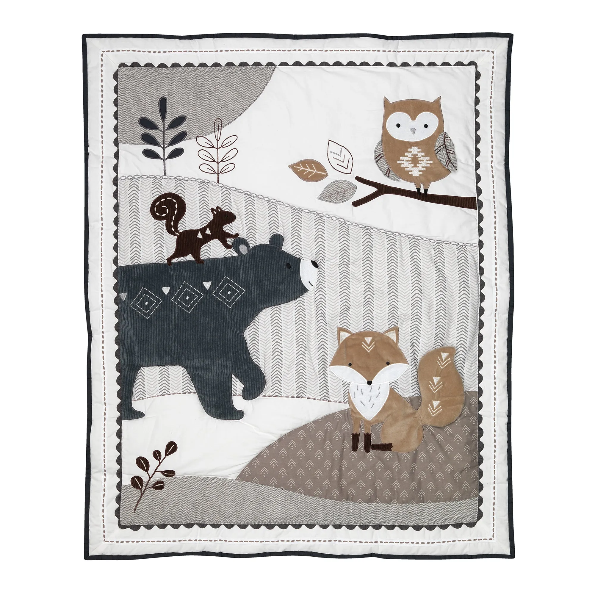 Woodland Forest 5-Piece Crib Bedding Set